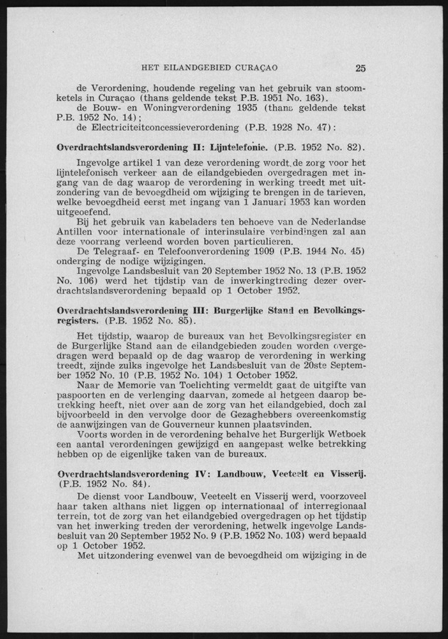 Verslag van de toestand van het eilandgebied Curacao 1951/1952 - Page 25