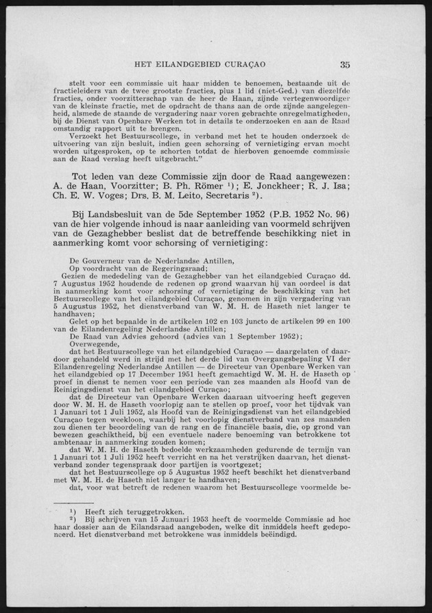 Verslag van de toestand van het eilandgebied Curacao 1951/1952 - Page 35