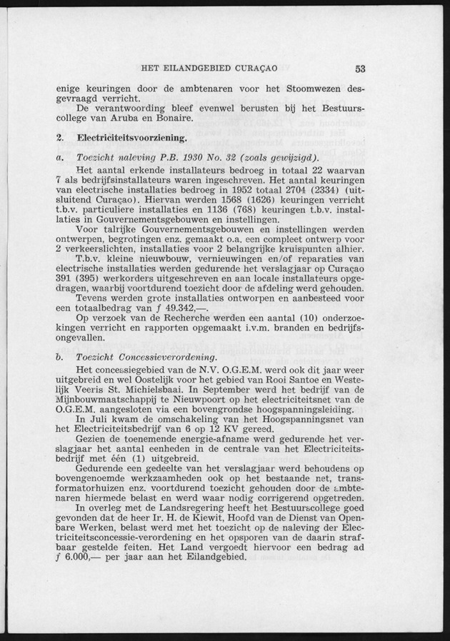 Verslag van de toestand van het eilandgebied Curacao 1951/1952 - Page 53