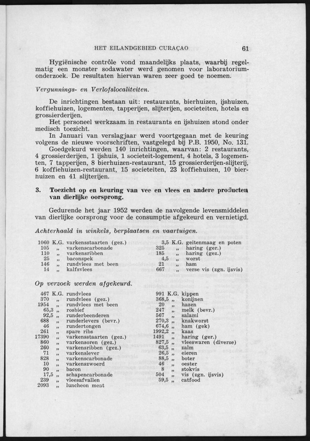Verslag van de toestand van het eilandgebied Curacao 1951/1952 - Page 61
