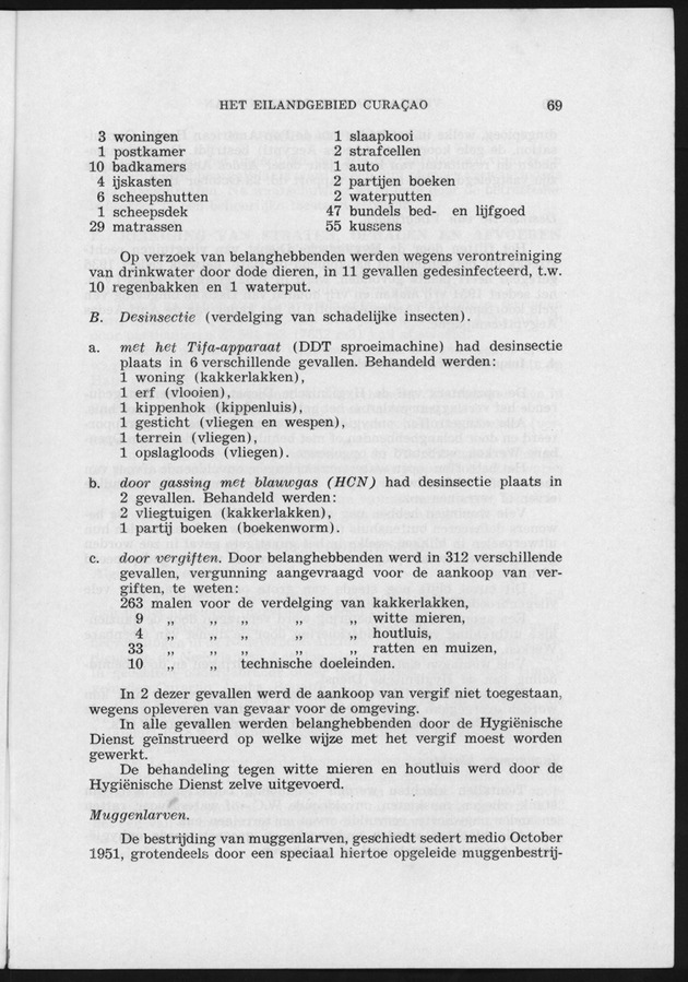 Verslag van de toestand van het eilandgebied Curacao 1951/1952 - Page 69