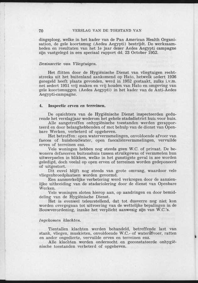 Verslag van de toestand van het eilandgebied Curacao 1951/1952 - Page 70