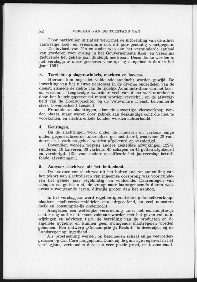 Verslag van de toestand van het eilandgebied Curacao 1951/1952 - Page 82