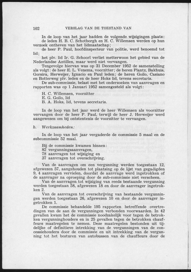 Verslag van de toestand van het eilandgebied Curacao 1951/1952 - Page 102