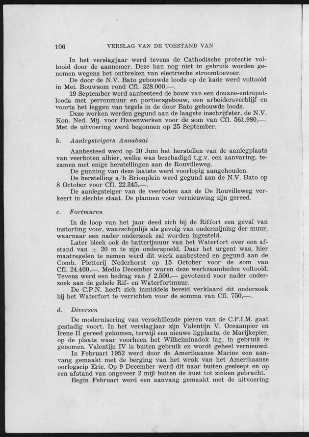 Verslag van de toestand van het eilandgebied Curacao 1951/1952 - Page 106