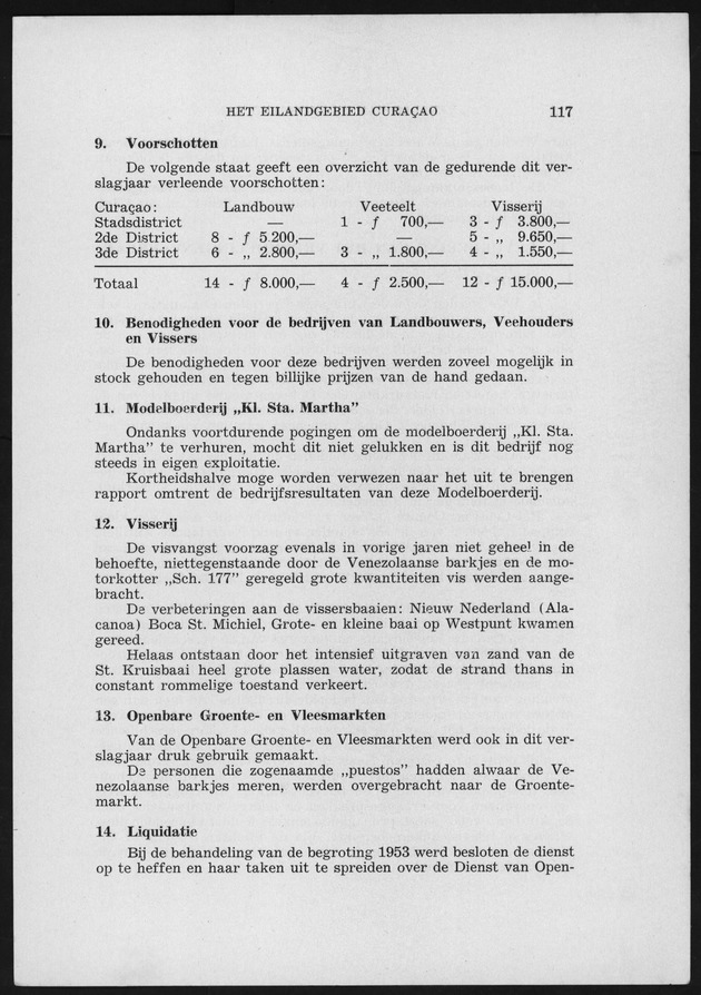 Verslag van de toestand van het eilandgebied Curacao 1951/1952 - Page 117