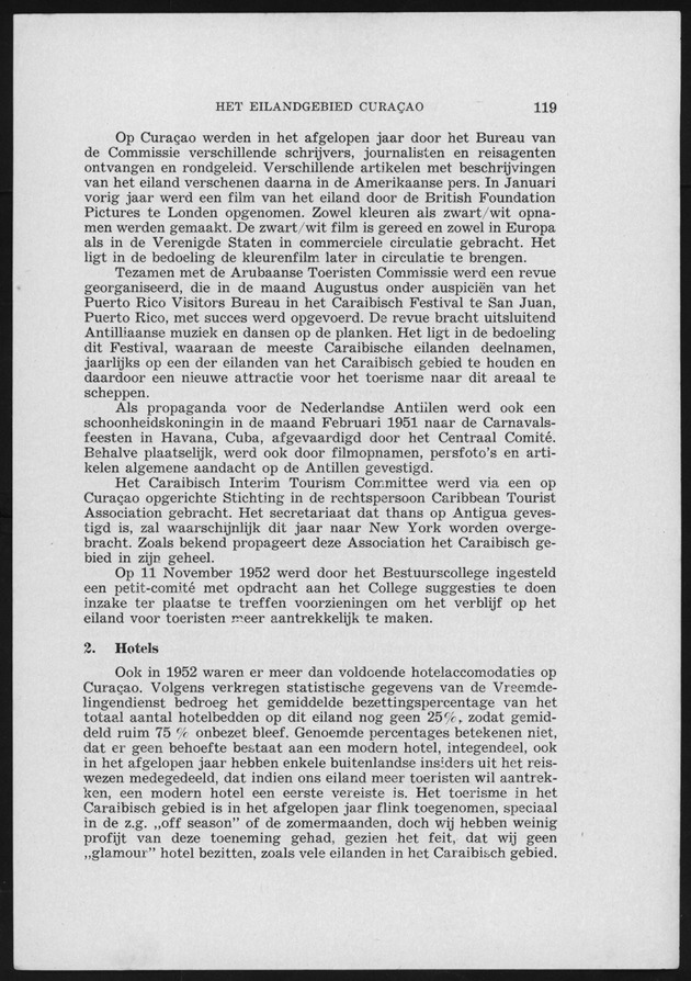 Verslag van de toestand van het eilandgebied Curacao 1951/1952 - Page 119
