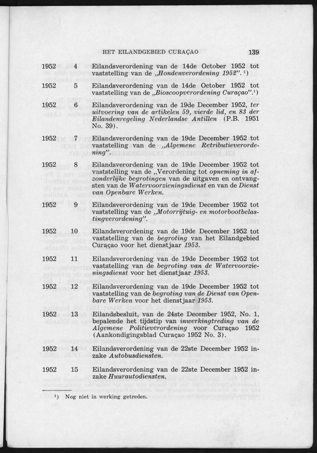 Verslag van de toestand van het eilandgebied Curacao 1951/1952 - Page 139
