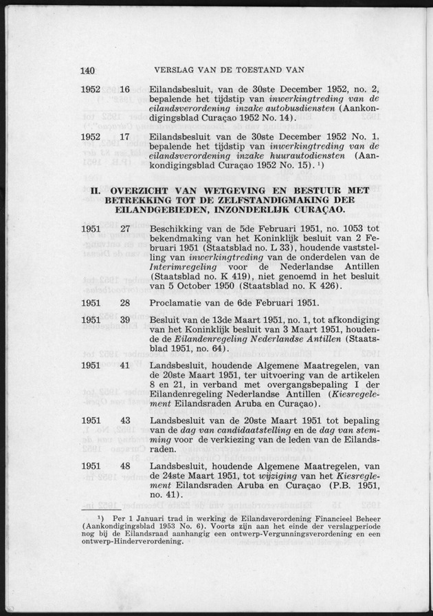 Verslag van de toestand van het eilandgebied Curacao 1951/1952 - Page 140