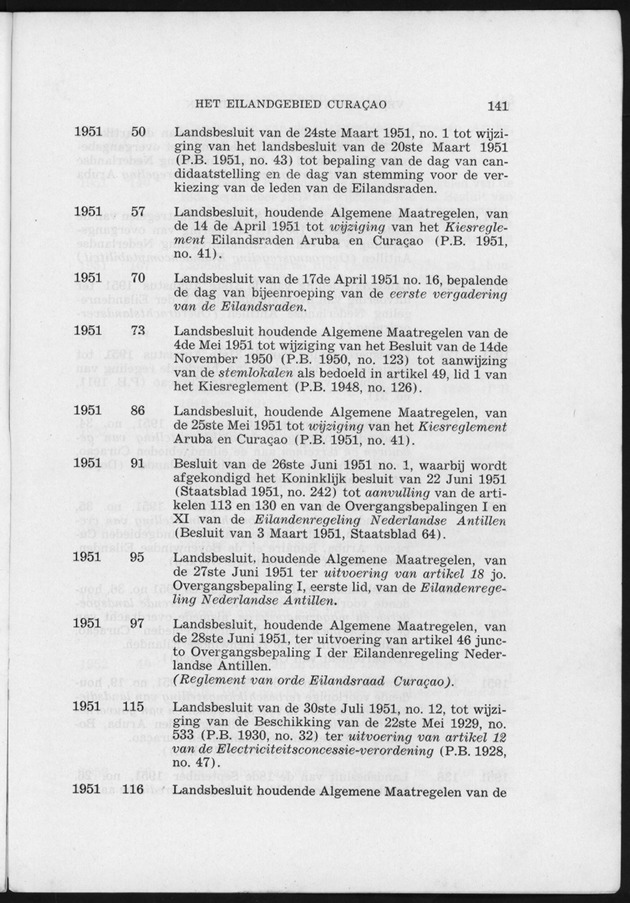 Verslag van de toestand van het eilandgebied Curacao 1951/1952 - Page 141