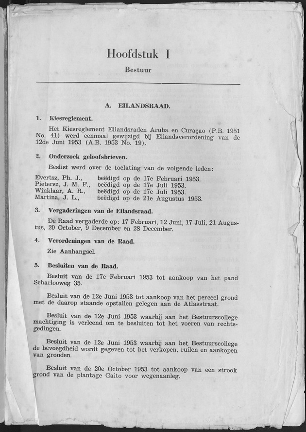 Verslag van de toestand van het eilandgebied Curacao 1953 - Page 3