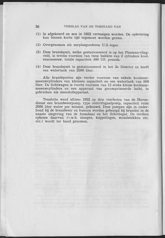 Verslag van de toestand van het eilandgebied Curacao 1953 - Page 36