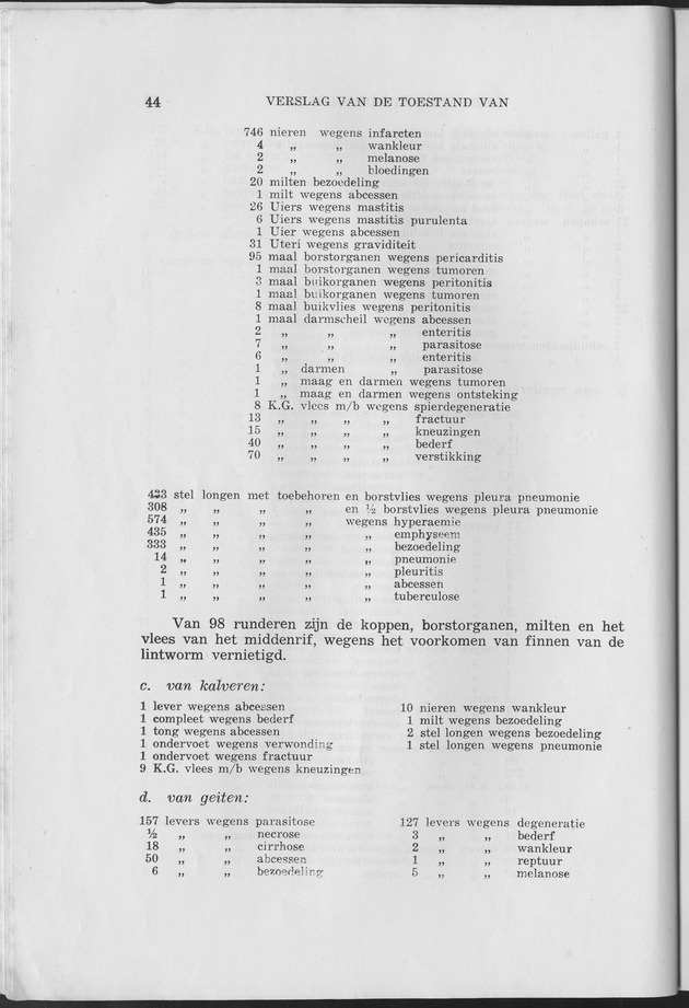 Verslag van de toestand van het eilandgebied Curacao 1953 - Page 44