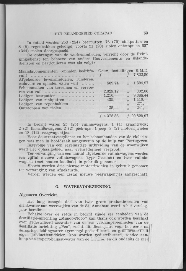 Verslag van de toestand van het eilandgebied Curacao 1953 - Page 53