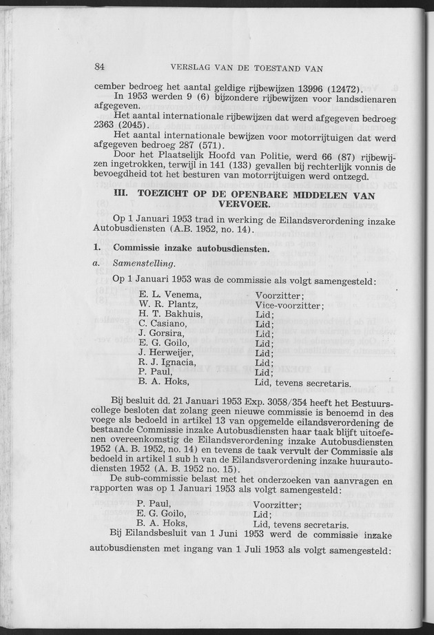 Verslag van de toestand van het eilandgebied Curacao 1953 - Page 84