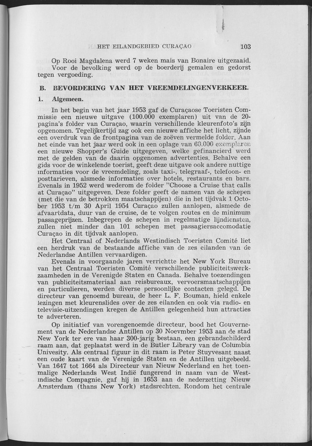 Verslag van de toestand van het eilandgebied Curacao 1953 - Page 103