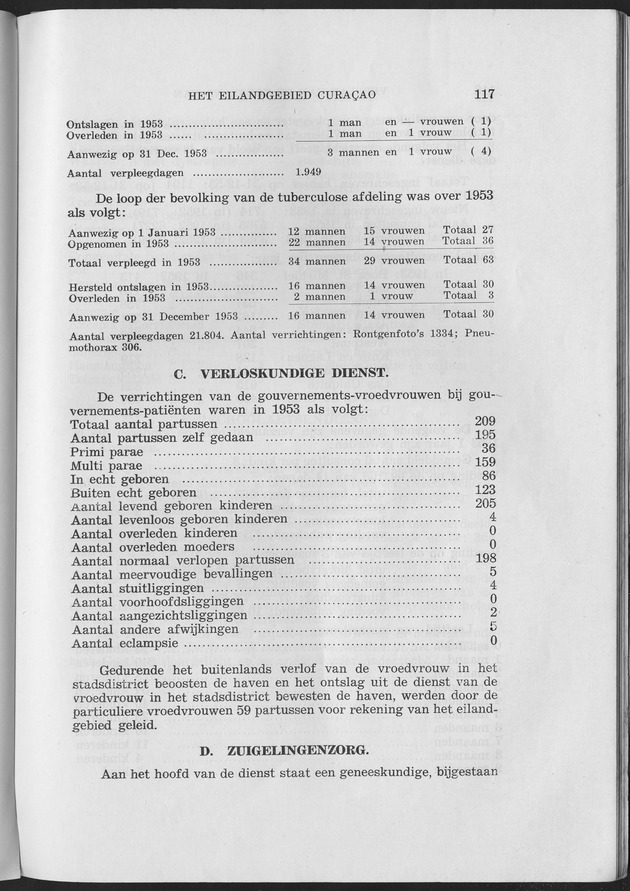 Verslag van de toestand van het eilandgebied Curacao 1953 - Page 117