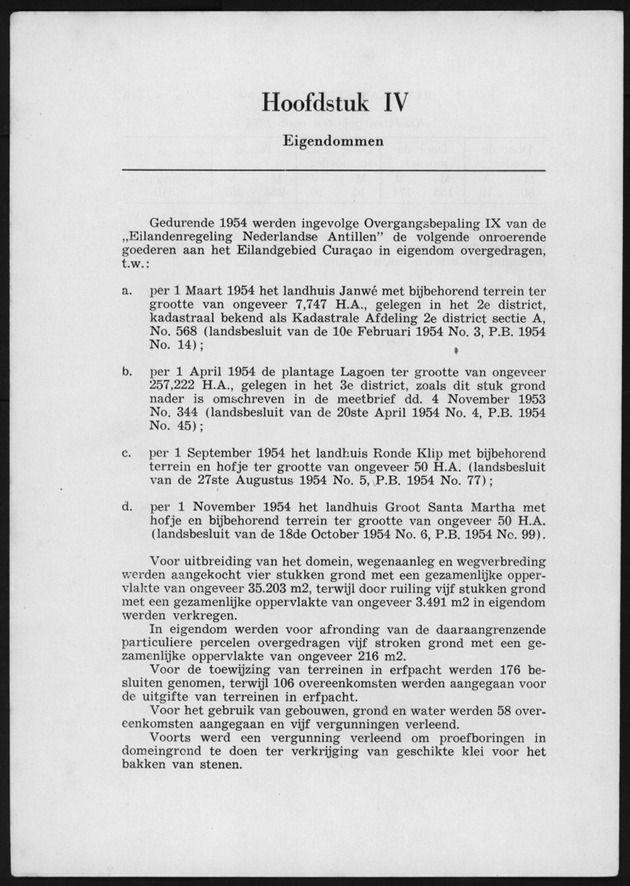 Verslag van de toestand van het eilandgebied Curacao 1954 - Page 22