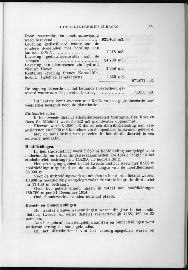 Verslag van de toestand van het eilandgebied Curacao 1954 - Page 55