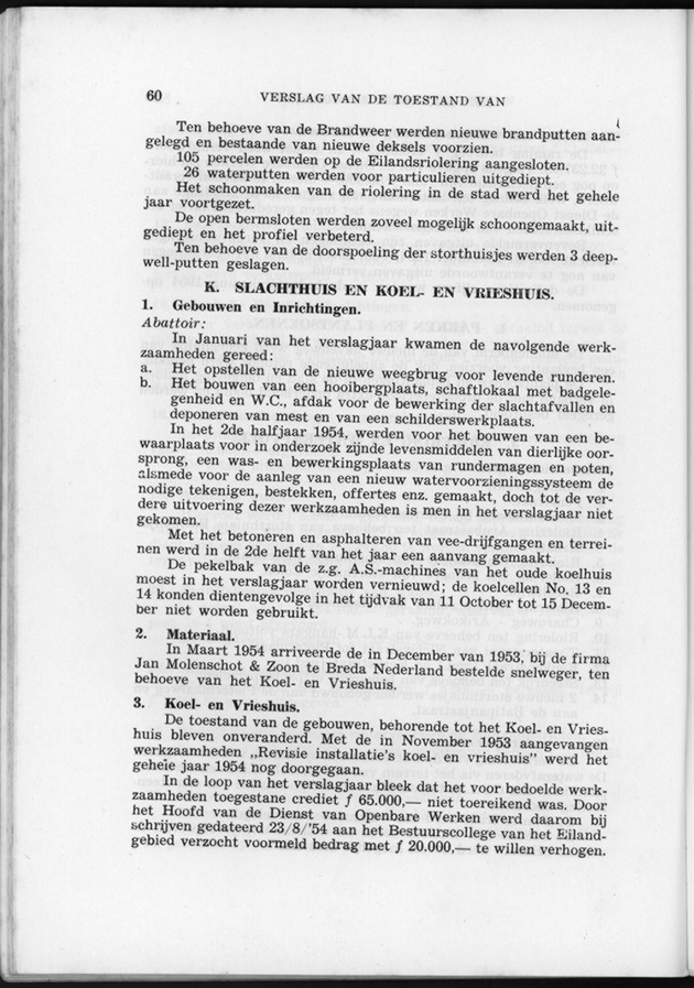 Verslag van de toestand van het eilandgebied Curacao 1954 - Page 60