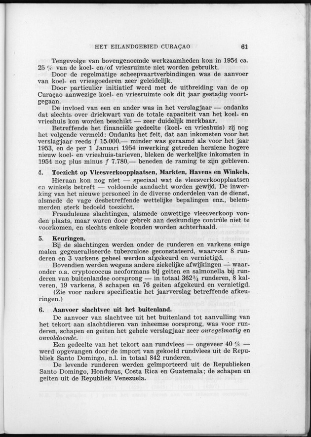 Verslag van de toestand van het eilandgebied Curacao 1954 - Page 61