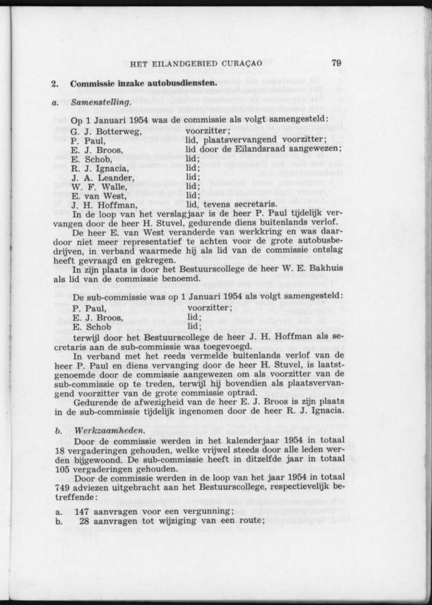 Verslag van de toestand van het eilandgebied Curacao 1954 - Page 79