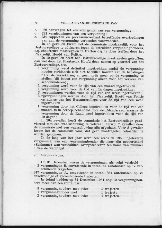 Verslag van de toestand van het eilandgebied Curacao 1954 - Page 80