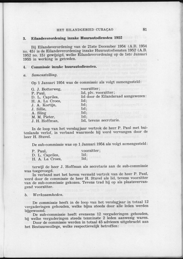 Verslag van de toestand van het eilandgebied Curacao 1954 - Page 81