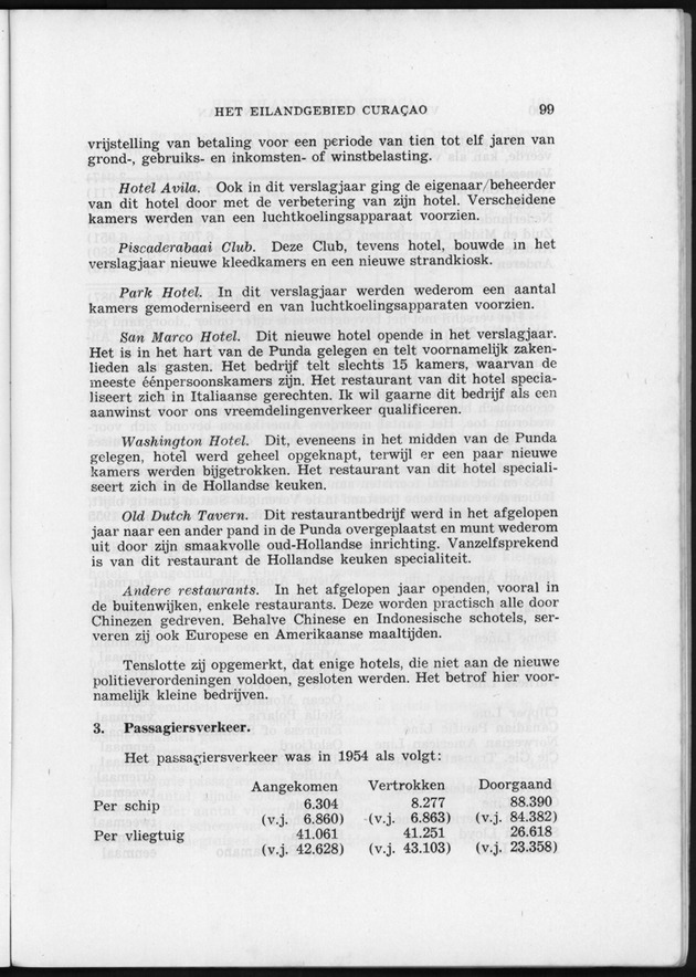 Verslag van de toestand van het eilandgebied Curacao 1954 - Page 99