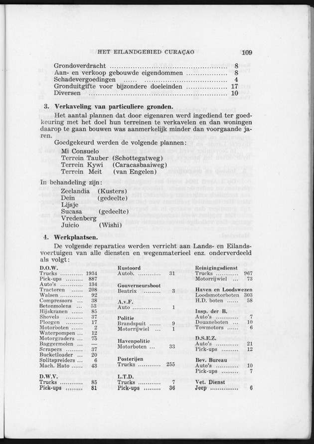 Verslag van de toestand van het eilandgebied Curacao 1954 - Page 109