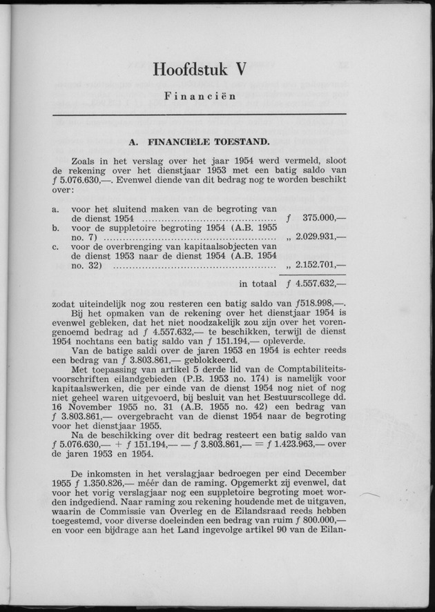 Verslag van de toestand van het eilandgebied Curacao 1955 - Page 31
