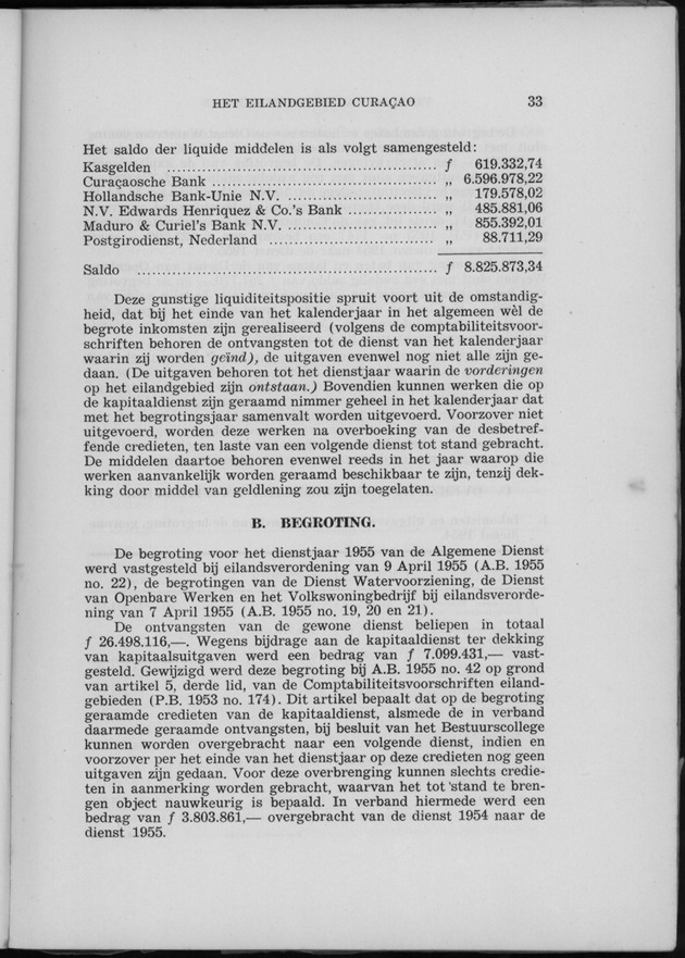 Verslag van de toestand van het eilandgebied Curacao 1955 - Page 33