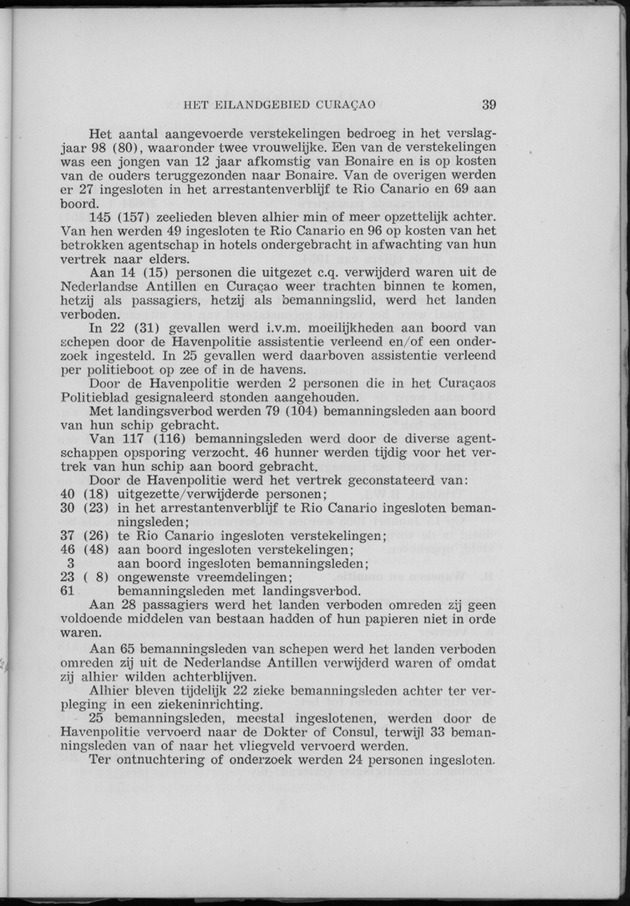 Verslag van de toestand van het eilandgebied Curacao 1955 - Page 39