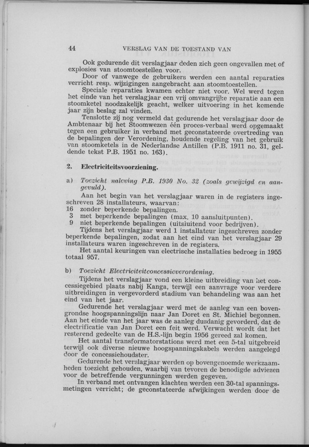 Verslag van de toestand van het eilandgebied Curacao 1955 - Page 44