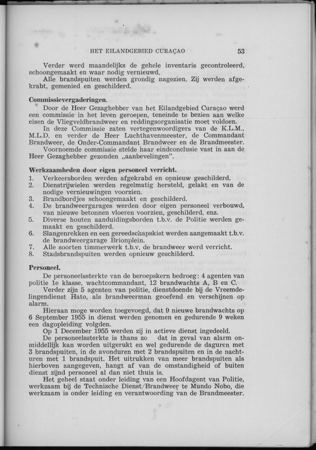 Verslag van de toestand van het eilandgebied Curacao 1955 - Page 53