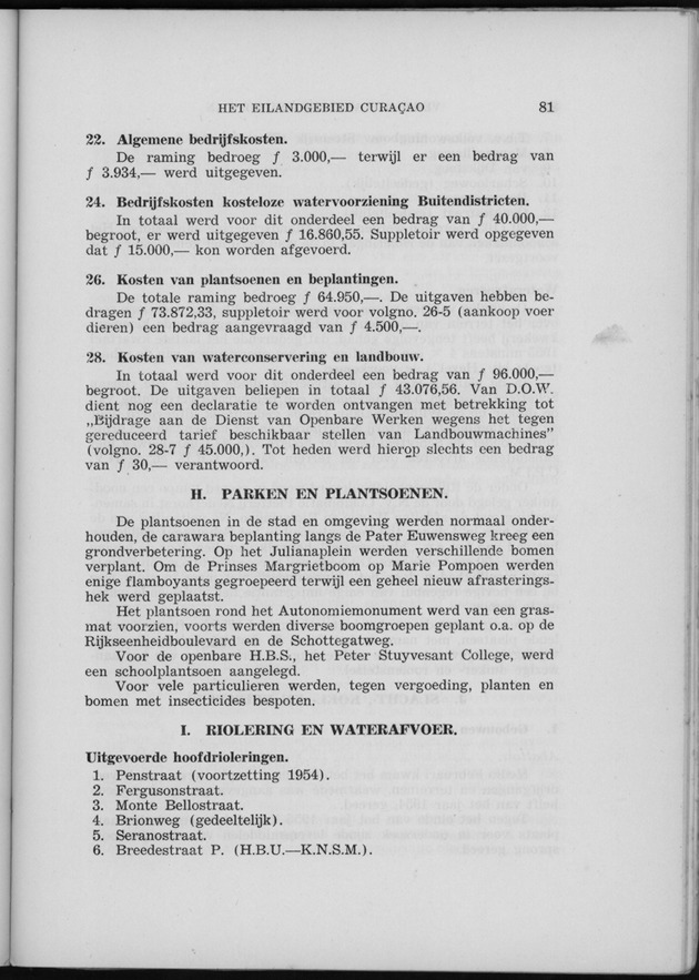 Verslag van de toestand van het eilandgebied Curacao 1955 - Page 81