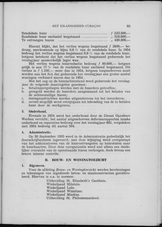 Verslag van de toestand van het eilandgebied Curacao 1955 - Page 93