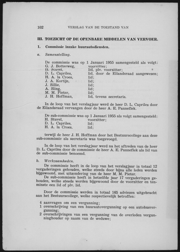 Verslag van de toestand van het eilandgebied Curacao 1955 - Page 102