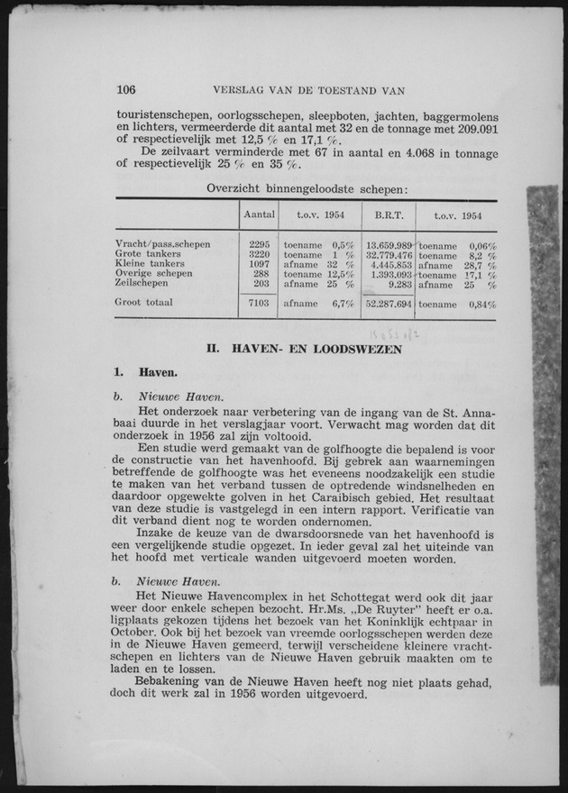 Verslag van de toestand van het eilandgebied Curacao 1955 - Page 106