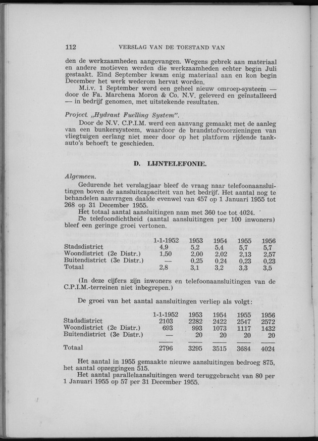 Verslag van de toestand van het eilandgebied Curacao 1955 - Page 112