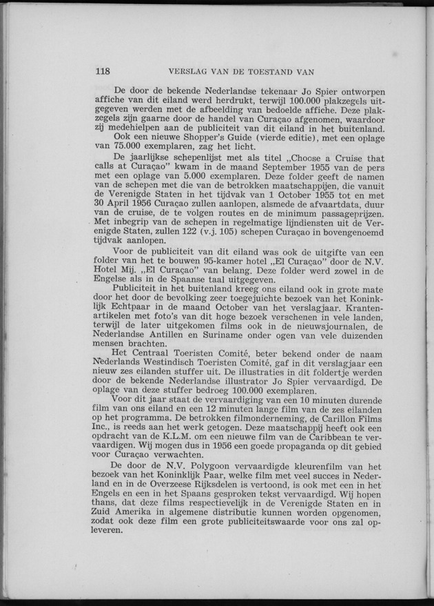 Verslag van de toestand van het eilandgebied Curacao 1955 - Page 118