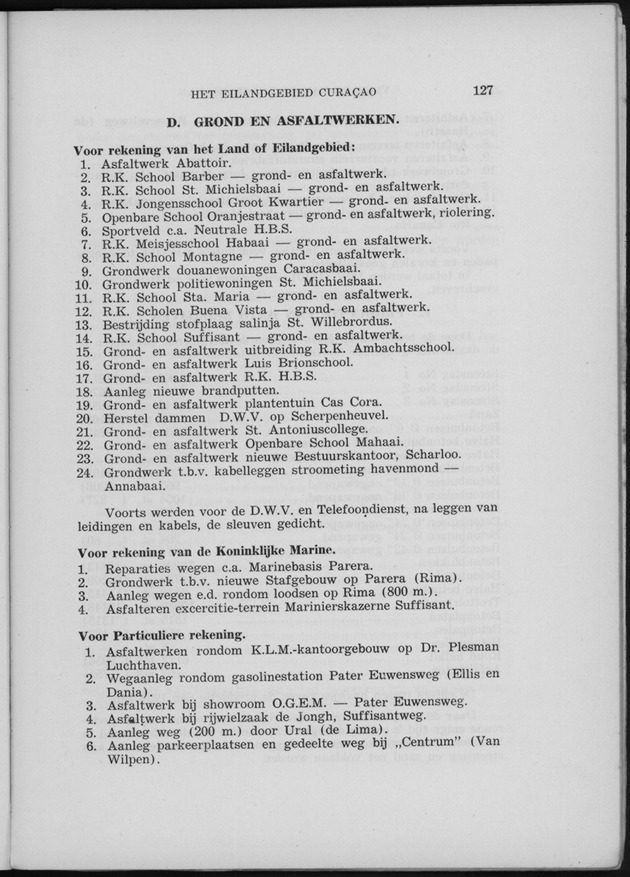 Verslag van de toestand van het eilandgebied Curacao 1955 - Page 127