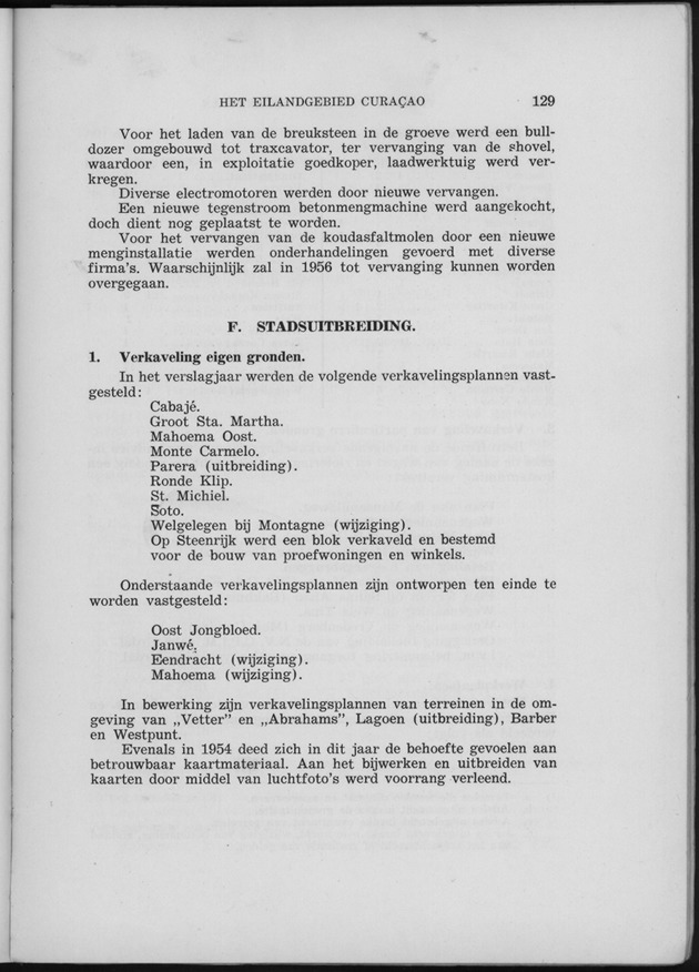 Verslag van de toestand van het eilandgebied Curacao 1955 - Page 129