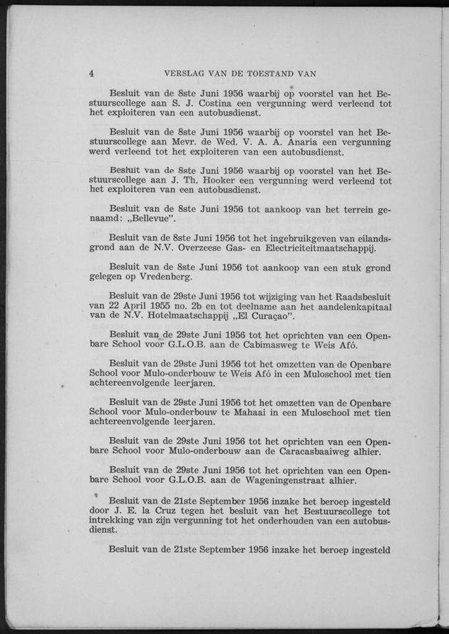 Verslag van de toestand van het eilandgebied Curacao 1956 - Page 4