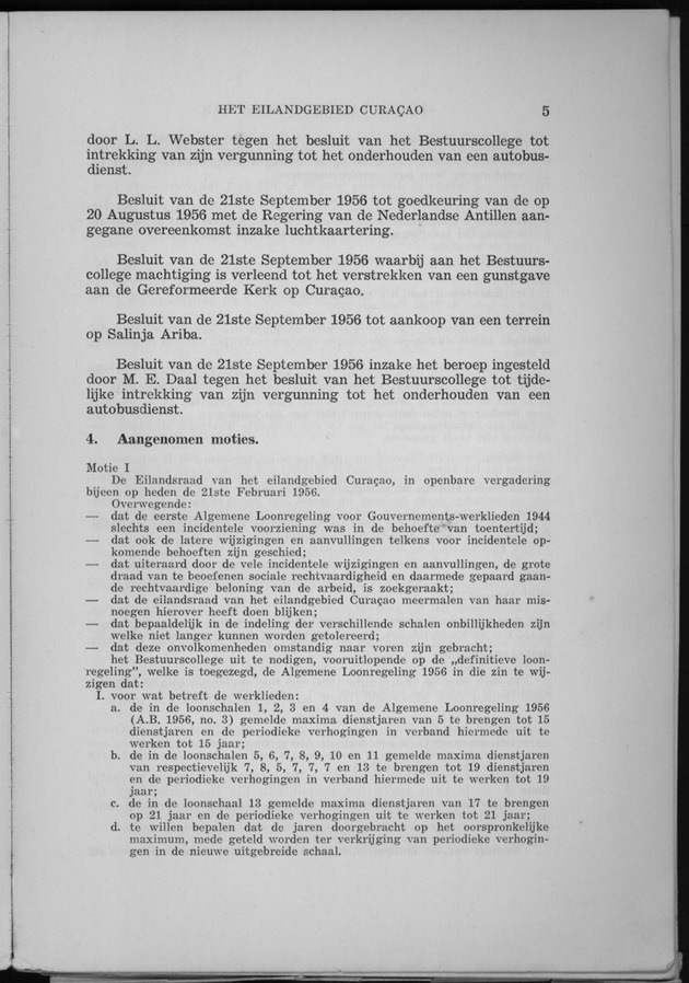 Verslag van de toestand van het eilandgebied Curacao 1956 - Page 5