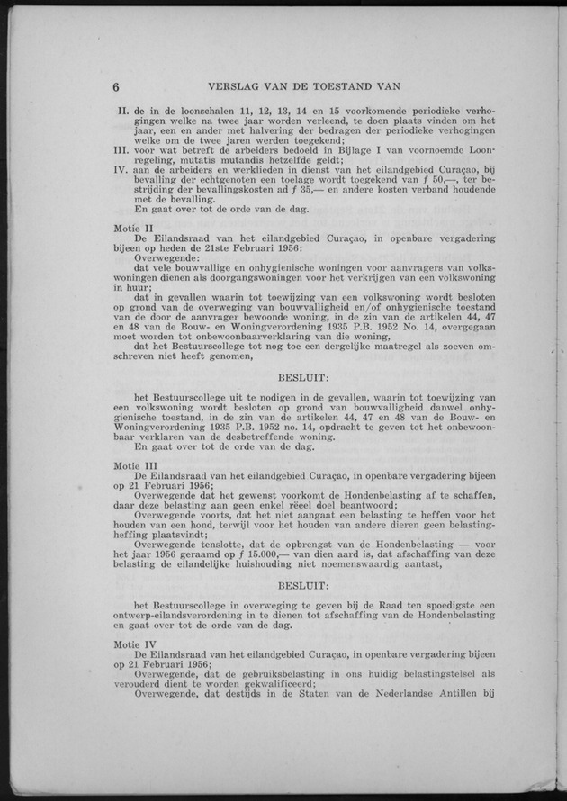 Verslag van de toestand van het eilandgebied Curacao 1956 - Page 6