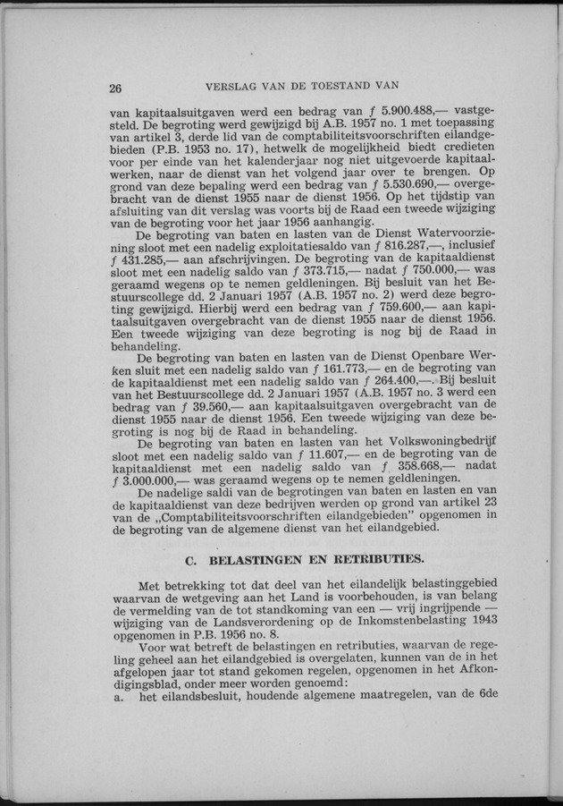 Verslag van de toestand van het eilandgebied Curacao 1956 - Page 26