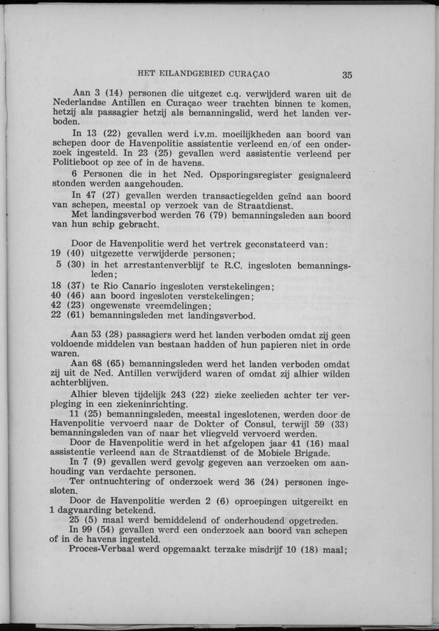 Verslag van de toestand van het eilandgebied Curacao 1956 - Page 35
