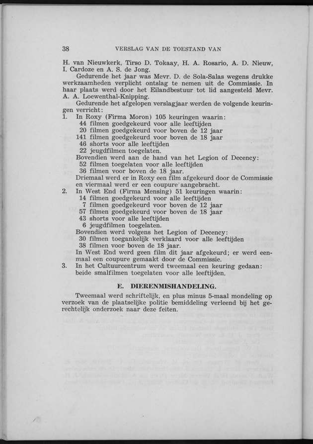 Verslag van de toestand van het eilandgebied Curacao 1956 - Page 38
