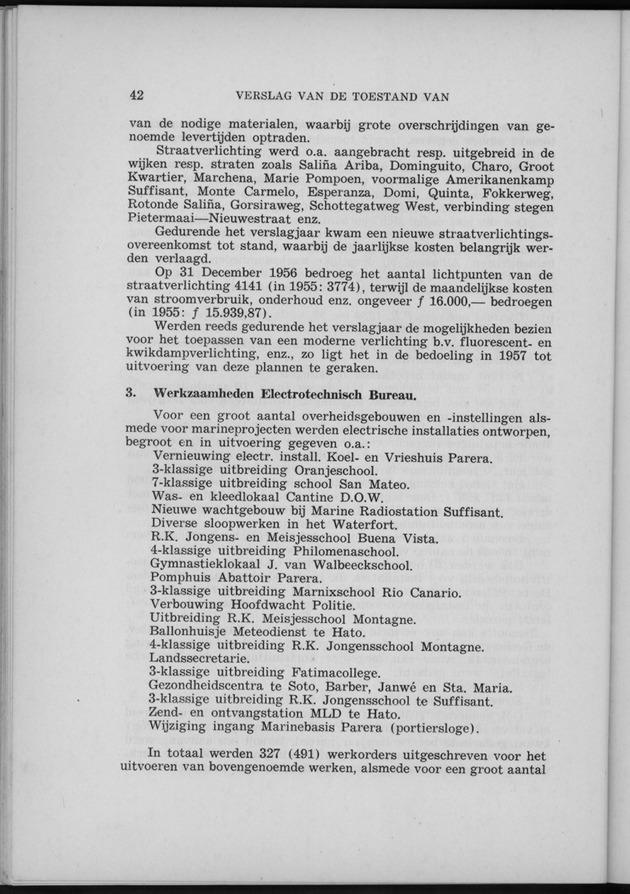 Verslag van de toestand van het eilandgebied Curacao 1956 - Page 42